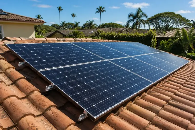 Installation de panneaux solaires à Puilacher